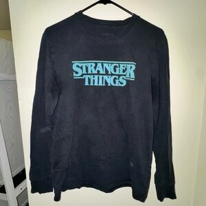 Stranger Things x Chogrin Elegorgon Black Long Sleeve Shirt